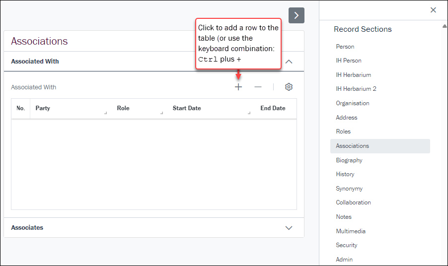 Click to enlarge Table grid